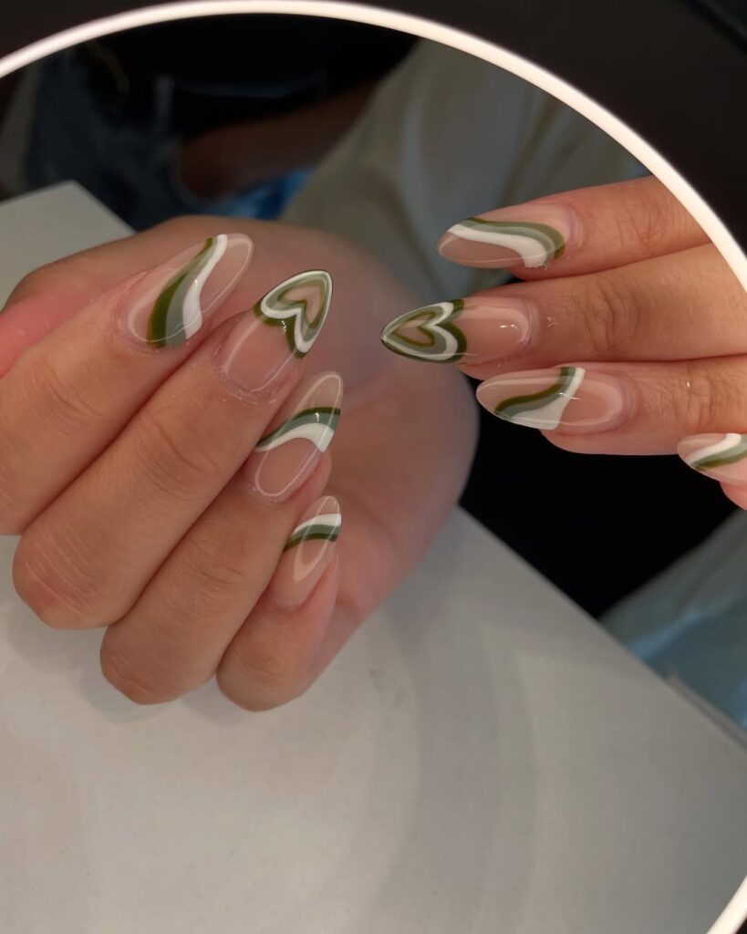 7️⃣ All-Season Heart Nail Designs: Timeless & Versatile