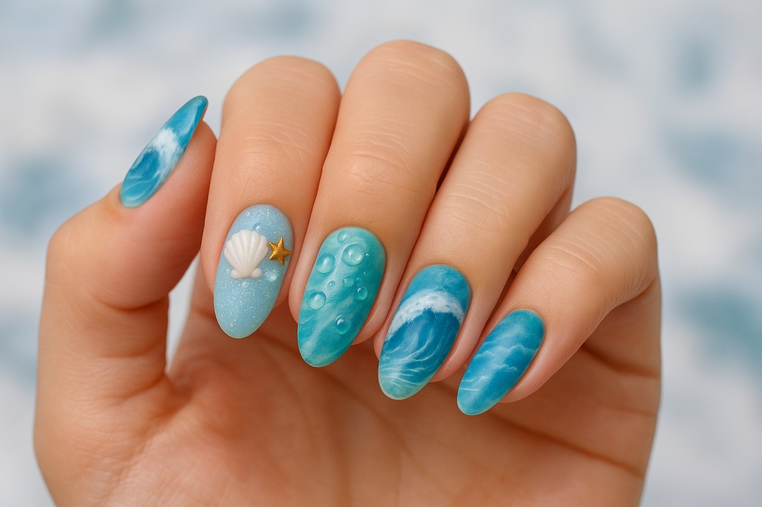 Ocean Nail Art