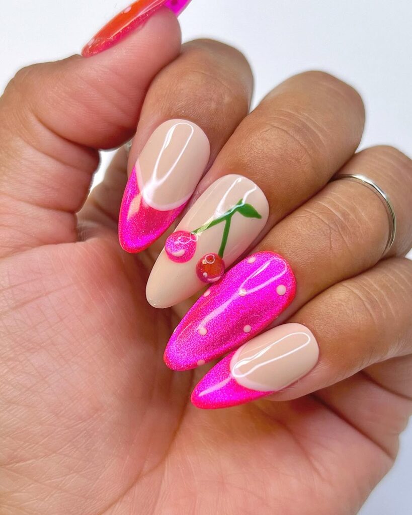 Seasonal Cherry Nail Ideas Throughout the Year