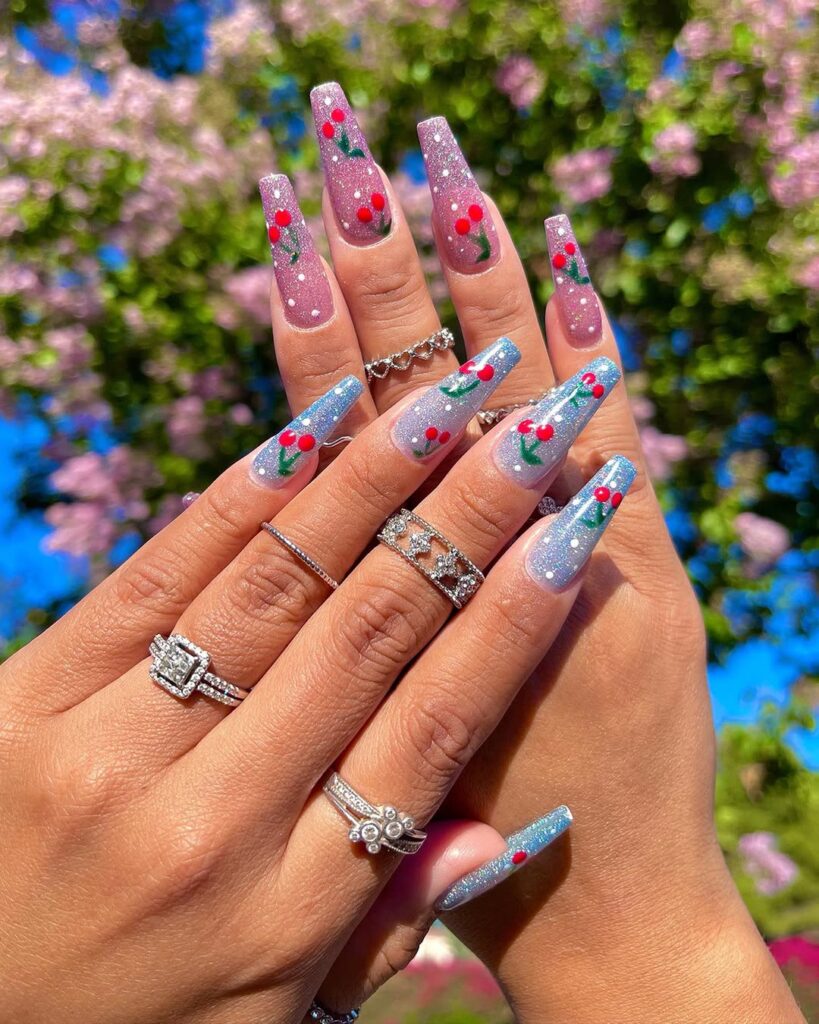 Classic Cherry Nail Designs for Timeless Appeal