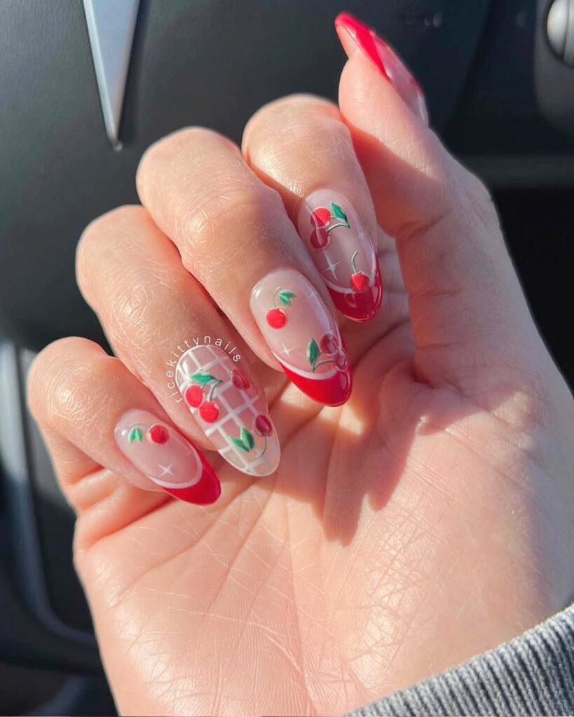 Cherry Nails Inspo