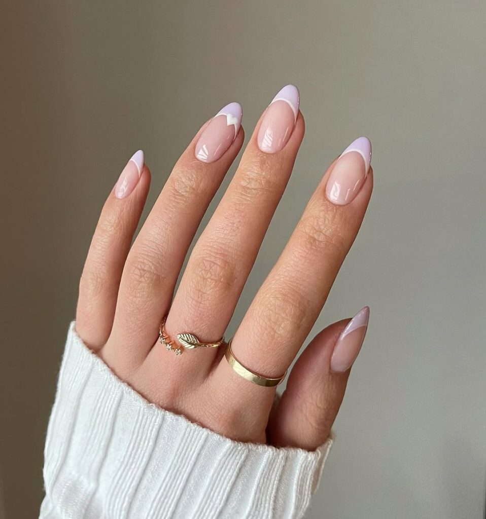 Minimalist Lilac Tips