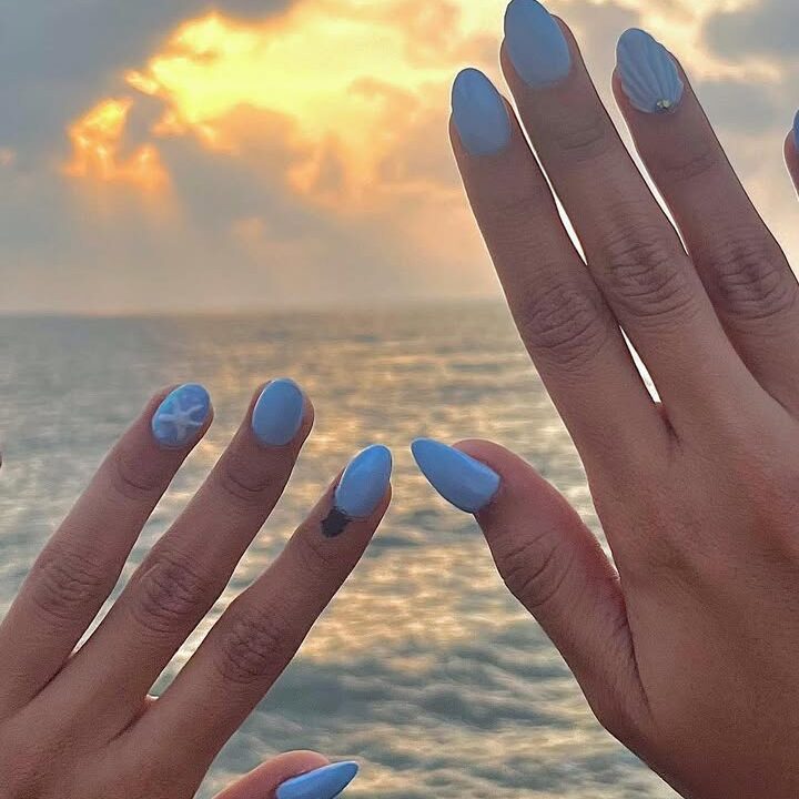 Tropical Beach Nails