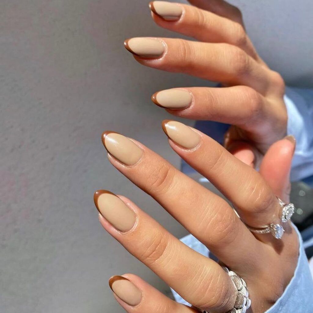 Nude and French Manicures
