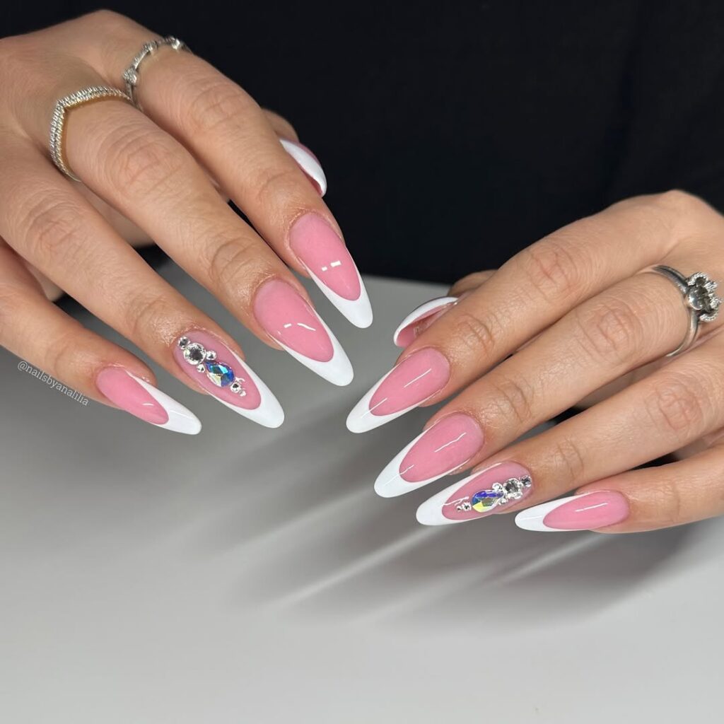 Classic White French Tips