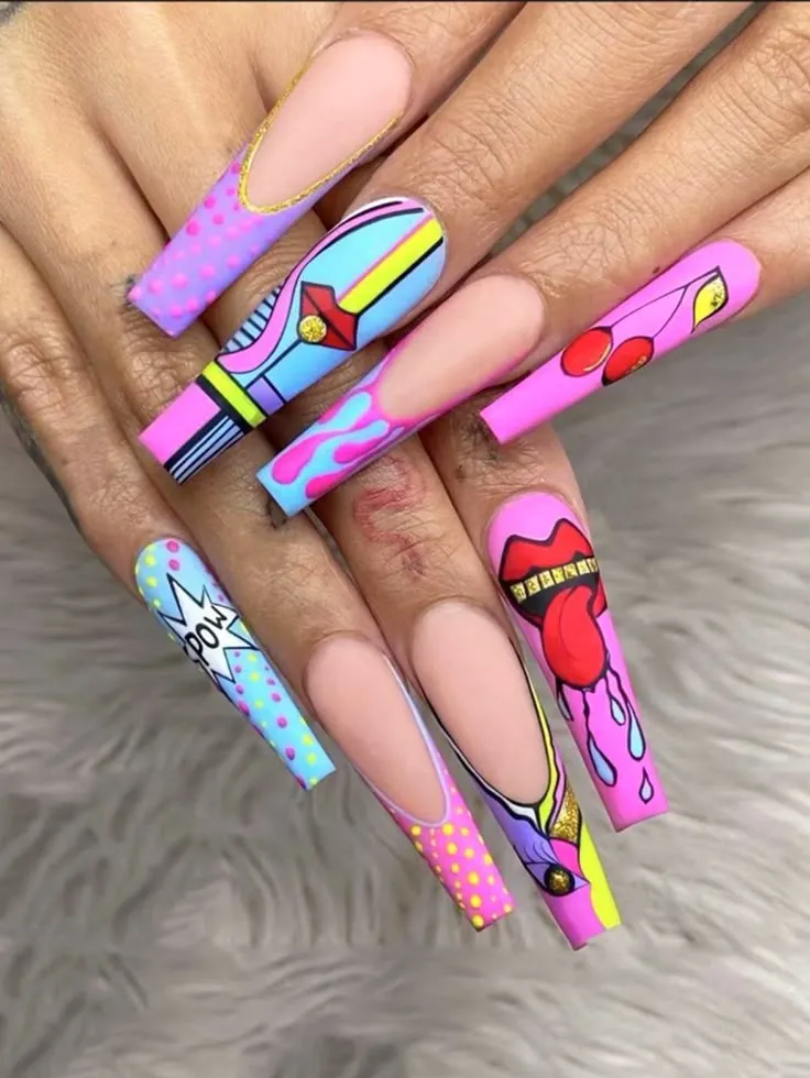 Glitter Bomb Nails