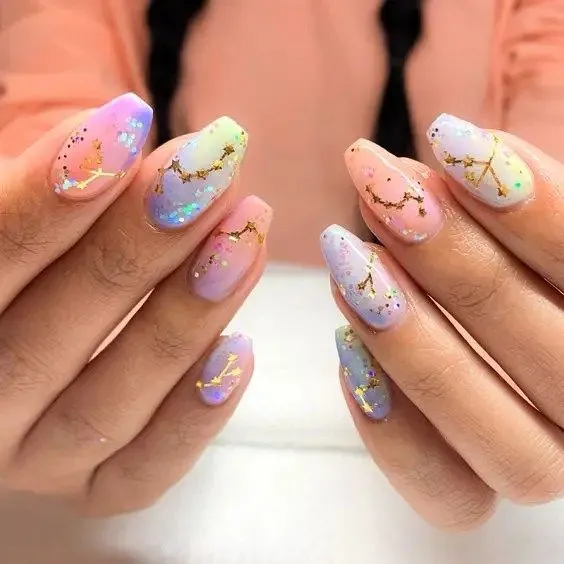 Birthstone-Inspired Nails