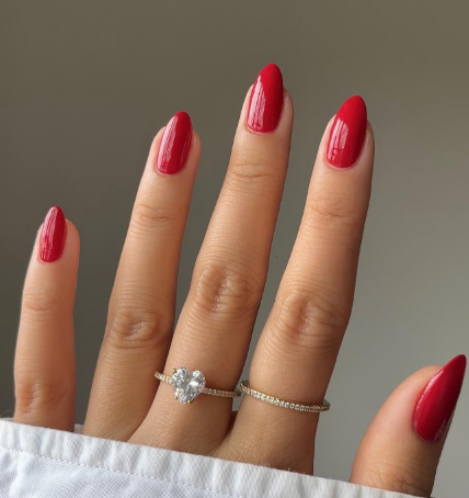 Red Nails Aesthetic