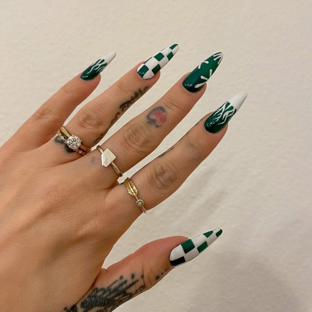 Checkered Nail Designs