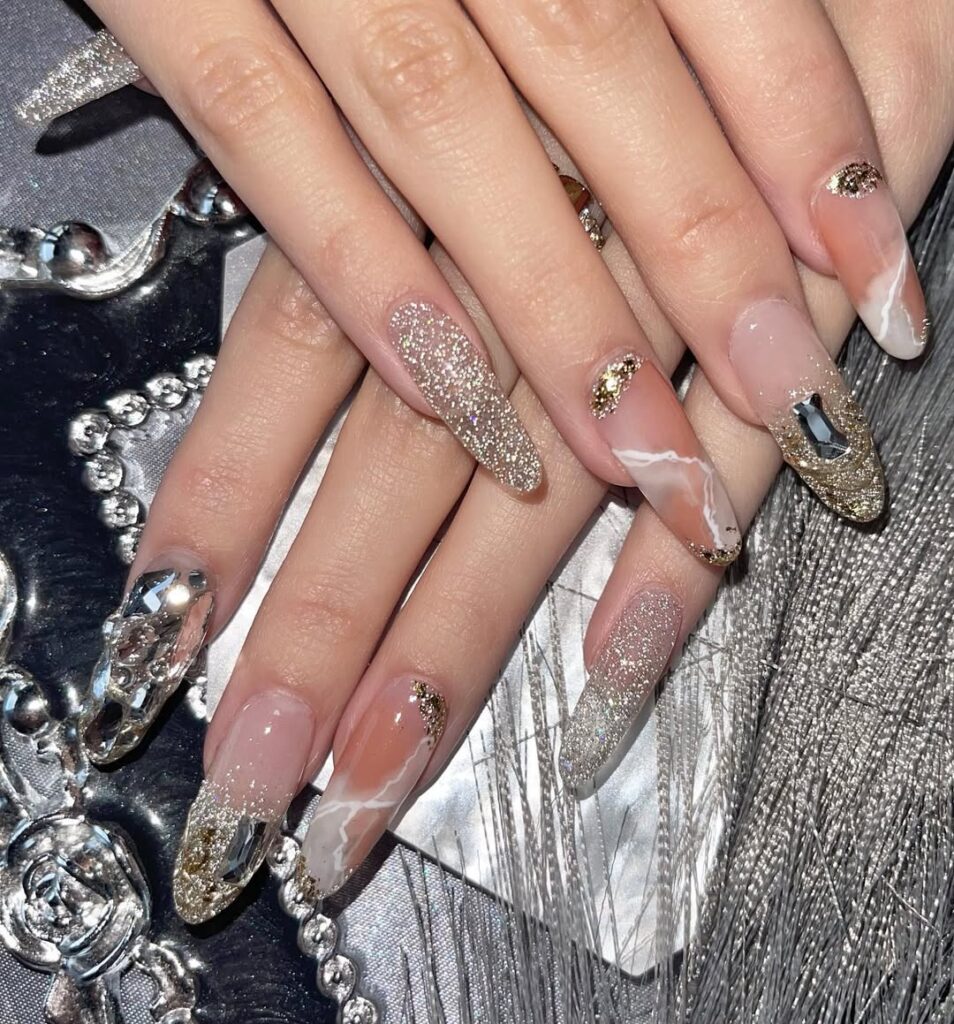 Rich and Bold Mint Green Mani