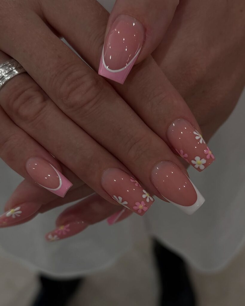 Mixed Valentine Nail Styles