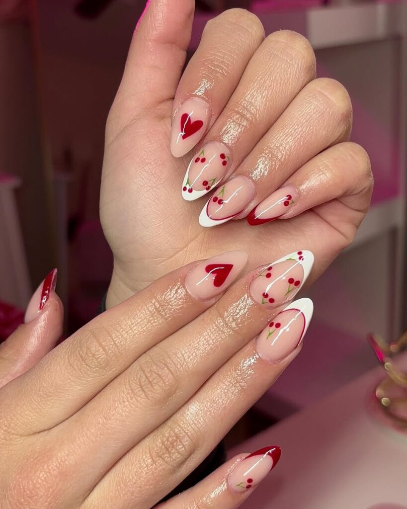 Love Letter Envelope Accent Nail