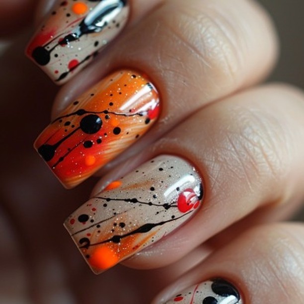 Bright Summer Nails in Bold Tones