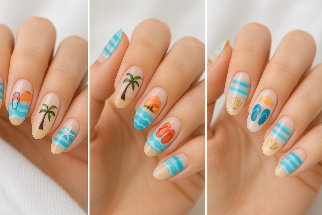 🏖️ 25+ Nails for the Beach: Stunning Nail Art for Your Summer Escape