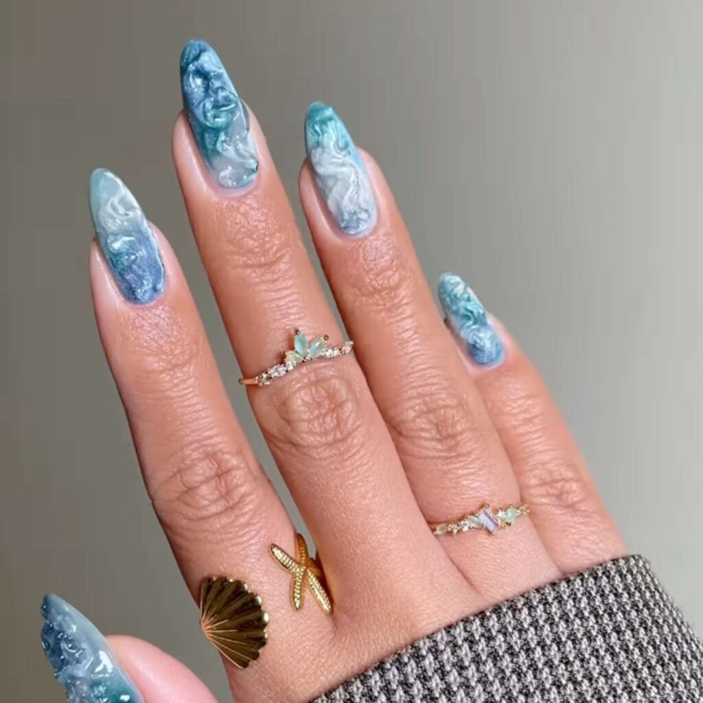 Creative & Abstract Pisces Nail Ideas