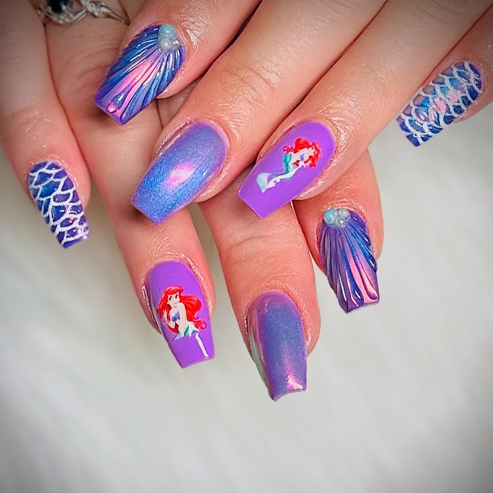 Mermaid Scale Nails