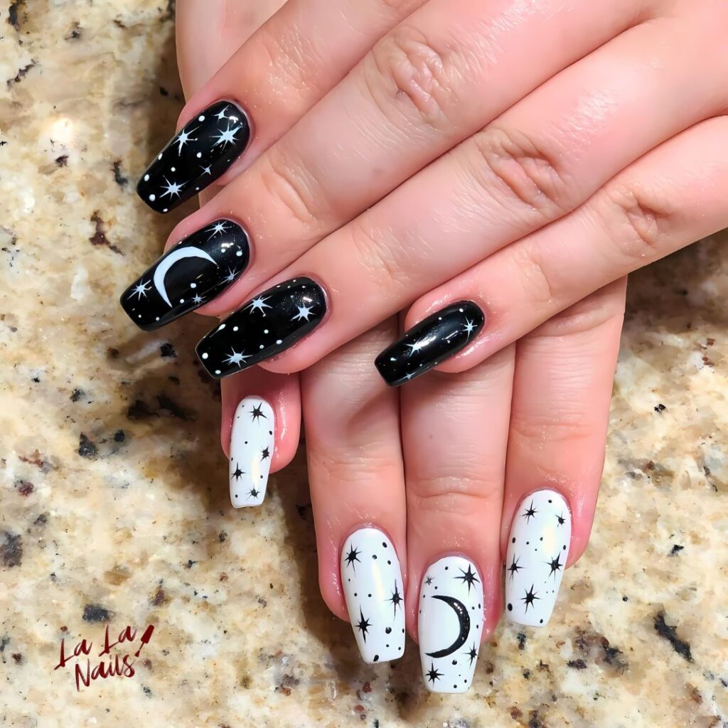 Starry Sky Nails