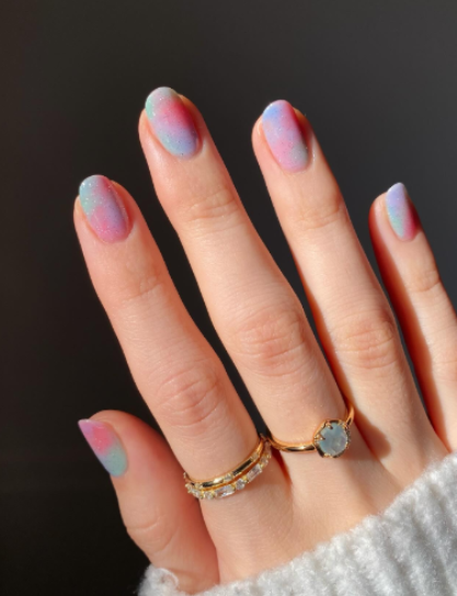 Dreamy Watercolor Nails