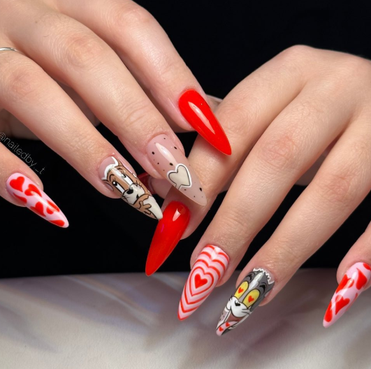 Tom & Jerry Nails