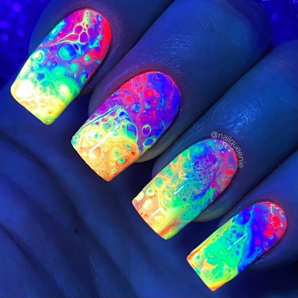 Glow in the Dark Nails
