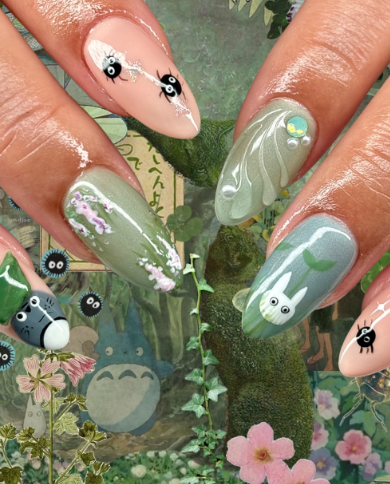 Totoro & Studio Ghibli Nails