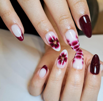 Maroon and Mauve Gradient