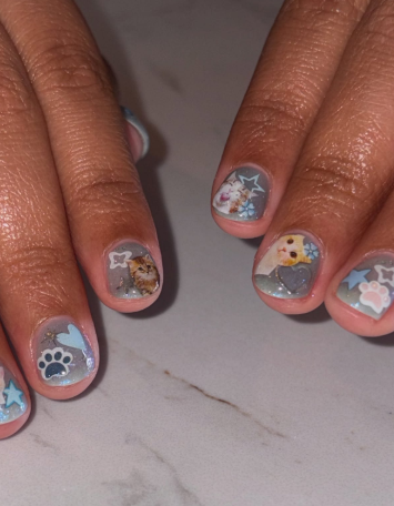 Cartoon Nail Collage