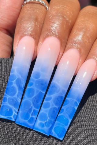 Water Sign Flow Nails