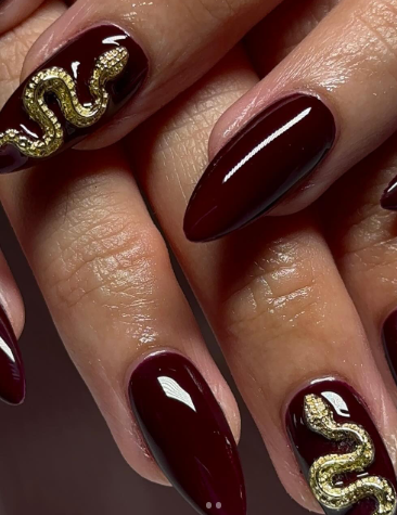 Blood Moon Nails