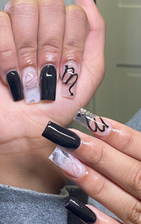 Scorpio Birthday Nails