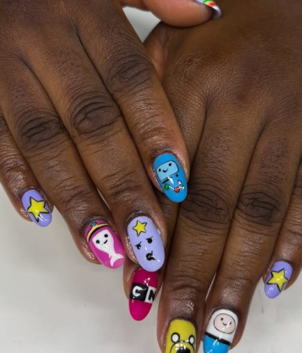 Adventure Time Nails
