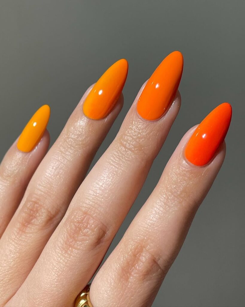 Sunset Ombre Nails
