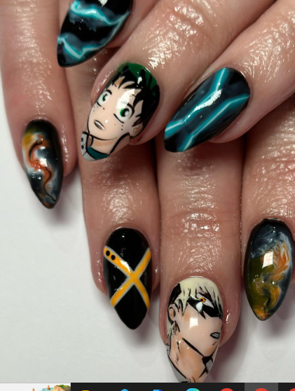 My Hero Academia Nails