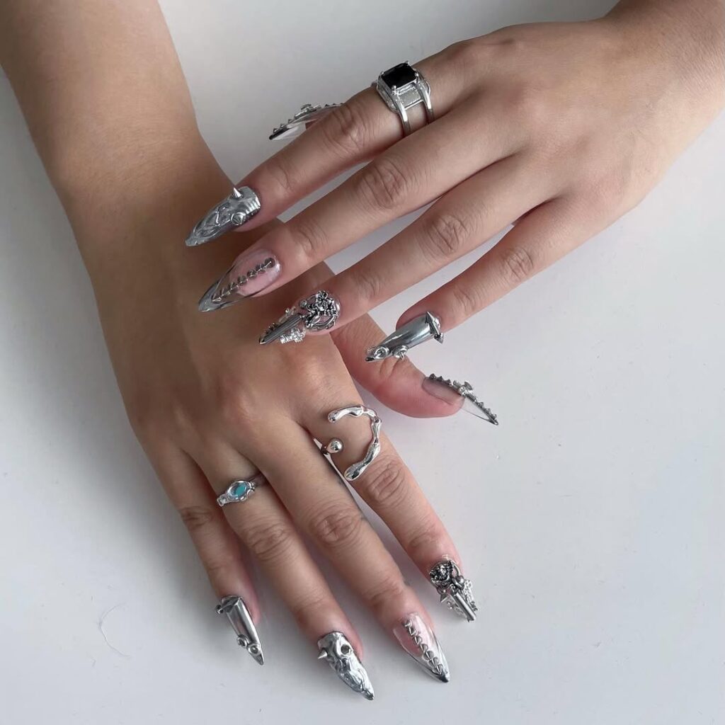 Metal Reusable Nail Forms