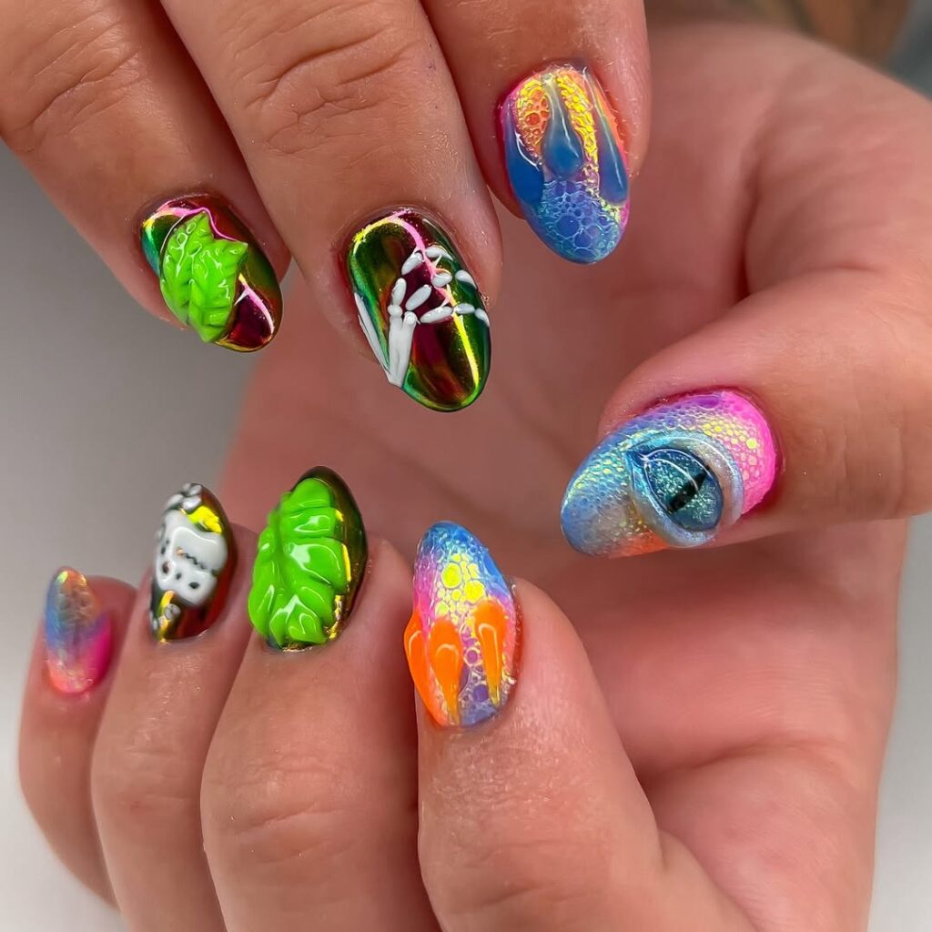 Dinosaur Nails